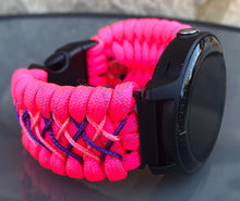 Load image into Gallery viewer, Paracord Watch Band compatible with Garmin Approach S12, Approach S40, Approach S42, D2 Air, Vivoactive 3S, Vivoactive 3, Vivoactive 3 Music, Vivoactive 4S, Vivoactive 4, Venu, Venu 2S, Venu 2, Venu SQ, Venu Music (watch not included)