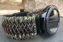 Load image into Gallery viewer, Samsung Galaxy Watch Band, Galaxy 42mm, Galaxy 46mm, Gear S3 Frontier, Gear S3 Classic, Gear Sport, 550 Paracord Watch Band.