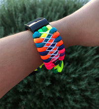 Charger l'image dans la galerie, Paracord Watch Band compatible with Fitbit Charge 2, Charge 3, Charge 4 & Charge 5 (Watch not included)