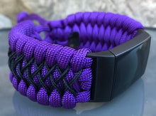 Charger l'image dans la galerie, Paracord Watch Band compatible with Fitbit Charge 2, Charge 3, Charge 4 & Charge 5 (Watch not included)