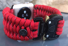 Lade das Bild in den Galerie-Viewer, Paracord Watch Band compatible with Apple Watch Series 1, 2, 3, 4, 5, 6, 7, 8, 9, Ultra, Ultra 2 & SE (watch not included)