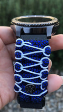 Load image into Gallery viewer, Samsung Galaxy Watch Band, Galaxy 42mm, Galaxy 46mm, Gear S3 Frontier, Gear S3 Classic, Gear Sport, 550 Paracord Watch Band.