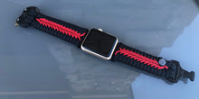 Lade das Bild in den Galerie-Viewer, Paracord Watch Band compatible with Apple Watch Series 1, 2, 3, 4, 5, 6, 7, 8, Ultra & SE (watch not included)
