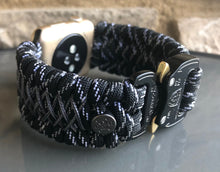 Load image into Gallery viewer, Personalized Paracord Watch Band for Apple Watch Series 1-11, Ultra, Ultra 2, Ultra 3, and SE (watch not included).