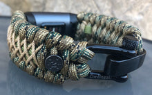 Load image into Gallery viewer, Paracord Watch Band compatible with Fitbit Charge 2, Charge 3, Charge 4 & Charge 5 (Watch not included)