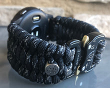 Cargar imagen en el visor de la galería, Paracord watch band compatible with Garmin Approach S12/S40/S42, D2 Air/X10, Vivoactive, Venu, Vivomove, Forerunner 55/245/255/645/745 (watch not included)