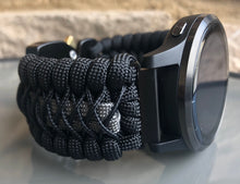 Cargar imagen en el visor de la galería, Paracord watch band compatible with Garmin Approach S12/S40/S42, D2 Air/X10, Vivoactive, Venu, Vivomove, Forerunner 55/245/255/645/745 (watch not included)