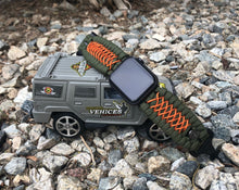 Load image into Gallery viewer, Personalized Paracord Watch Band for Apple Watch Series 1-11, Ultra, Ultra 2, Ultra 3, and SE (watch not included).