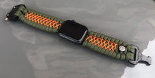 Lade das Bild in den Galerie-Viewer, Paracord Watch Band compatible with Apple Watch Series 1, 2, 3, 4, 5, 6, 7, 8, Ultra & SE (watch not included)