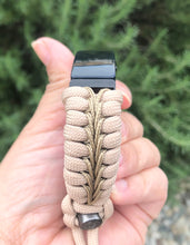 Load image into Gallery viewer, Paracord watch band personalized to replace bands for Fitbit Inspire, Fitbit Luxe, and Fitbit Alta (watch not included)