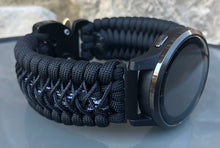 Load image into Gallery viewer, Paracord Watch Band compatible with Garmin Approach S12, Approach S40, Approach S42, D2 Air, Vivoactive 3S, Vivoactive 3, Vivoactive 3 Music, Vivoactive 4S, Vivoactive 4, Venu, Venu 2S, Venu 2, Venu SQ, Venu Music (watch not included)