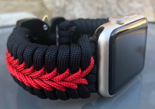 Lade das Bild in den Galerie-Viewer, Paracord Watch Band compatible with Apple Watch Series 1, 2, 3, 4, 5, 6, 7, 8, Ultra & SE (watch not included)