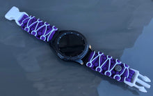 Load image into Gallery viewer, Samsung Galaxy Watch Band, Galaxy 42mm, Galaxy 46mm, Gear S3 Frontier, Gear S3 Classic, Gear Sport, 550 Paracord Watch Band.