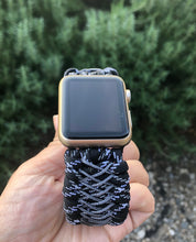 Load image into Gallery viewer, Personalized Paracord Watch Band for Apple Watch Series 1-11, Ultra, Ultra 2, Ultra 3, and SE (watch not included).