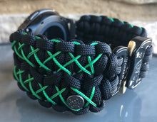 Load image into Gallery viewer, Samsung Galaxy Watch Band, Galaxy 42mm, Galaxy 46mm, Gear S3 Frontier, Gear S3 Classic, Gear Sport, 550 Paracord Watch Band.