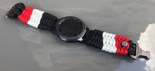 Load image into Gallery viewer, Samsung Galaxy Watch Band, Galaxy 42mm, Galaxy 46mm, Gear S3 Frontier, Gear S3 Classic, Gear Sport, 550 Paracord Watch Band.