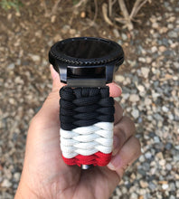 Load image into Gallery viewer, Samsung Galaxy Watch Band, Galaxy 42mm, Galaxy 46mm, Gear S3 Frontier, Gear S3 Classic, Gear Sport, 550 Paracord Watch Band.