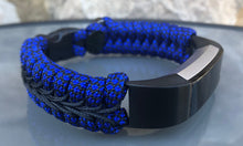Load image into Gallery viewer, Paracord watch band personalized to replace bands for Fitbit Inspire, Fitbit Luxe, and Fitbit Alta (watch not included)