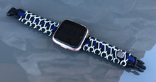 Load image into Gallery viewer, Paracord Watch Band compatible with Fitbit Versa 1, Versa Lite, Versa 2, Versa 3, Versa 4, Sense, Sense 2 (watch not included).