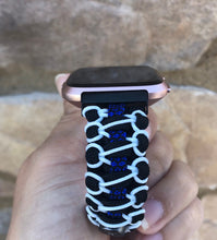 Load image into Gallery viewer, Paracord Watch Band compatible with Fitbit Versa 1, Versa Lite, Versa 2, Versa 3, Versa 4, Sense, Sense 2 (watch not included).