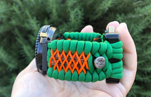 Load image into Gallery viewer, Samsung Galaxy Watch Band, Galaxy 42mm, Galaxy 46mm, Gear S3 Frontier, Gear S3 Classic, Gear Sport, 550 Paracord Watch Band.