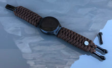Load image into Gallery viewer, Paracord Watch Band compatible with Garmin Approach S12, Approach S40, Approach S42, D2 Air, Vivoactive 3S, Vivoactive 3, Vivoactive 3 Music, Vivoactive 4S, Vivoactive 4, Venu, Venu 2S, Venu 2, Venu SQ, Venu Music (watch not included)