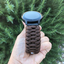 Load image into Gallery viewer, Paracord Watch Band compatible with Garmin Approach S12, Approach S40, Approach S42, D2 Air, Vivoactive 3S, Vivoactive 3, Vivoactive 3 Music, Vivoactive 4S, Vivoactive 4, Venu, Venu 2S, Venu 2, Venu SQ, Venu Music (watch not included)