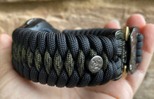 Load image into Gallery viewer, Samsung Galaxy Watch Band, Galaxy 42mm, Galaxy 46mm, Gear S3 Frontier, Gear S3 Classic, Gear Sport, 550 Paracord Watch Band.