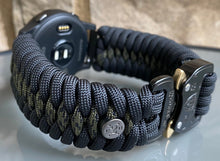 Load image into Gallery viewer, Paracord Watch Band compatible with Garmin Approach S12, Approach S40, Approach S42, D2 Air, Vivoactive 3S, Vivoactive 3, Vivoactive 3 Music, Vivoactive 4S, Vivoactive 4, Venu, Venu 2S, Venu 2, Venu SQ, Venu Music (watch not included)