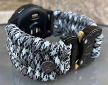 Load image into Gallery viewer, Paracord Watch Band compatible with Garmin Approach S12, Approach S40, Approach S42, D2 Air, Vivoactive 3S, Vivoactive 3, Vivoactive 3 Music, Vivoactive 4S, Vivoactive 4, Venu, Venu 2S, Venu 2, Venu SQ, Venu Music (watch not included)