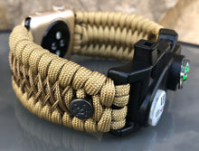 Load image into Gallery viewer, Personalized Paracord Watch Band for Apple Watch Series 1-11, Ultra, Ultra 2, Ultra 3, and SE (watch not included).
