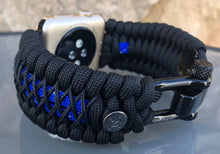 Charger l'image dans la galerie, Paracord Watch Band compatible with Apple Watch Series 1, 2, 3, 4, 5, 6, 7 & SE (watch not included)