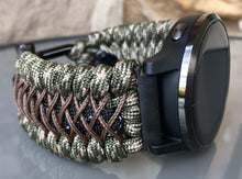 Load image into Gallery viewer, Paracord Watch Band compatible with Garmin Approach S12, Approach S40, Approach S42, D2 Air, Vivoactive 3S, Vivoactive 3, Vivoactive 3 Music, Vivoactive 4S, Vivoactive 4, Venu, Venu 2S, Venu 2, Venu SQ, Venu Music (watch not included)
