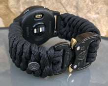 Charger l'image dans la galerie, Paracord watch band compatible with Garmin Approach S12/S40/S42, D2 Air/X10, Vivoactive, Venu, Vivomove, Forerunner 55/245/255/645/745 (watch not included)