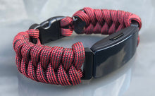 Load image into Gallery viewer, Paracord watch band personalized to replace bands for Fitbit Inspire, Fitbit Luxe, and Fitbit Alta (watch not included)