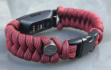 Load image into Gallery viewer, Paracord watch band personalized to replace bands for Fitbit Inspire, Fitbit Luxe, and Fitbit Alta (watch not included)