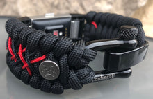 Charger l'image dans la galerie, Paracord Watch Band compatible with Fitbit Charge 2, Charge 3, Charge 4, Charge 5 & Charge 6 (Watch not included)