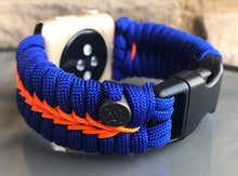 Lade das Bild in den Galerie-Viewer, Paracord Watch Band compatible with Apple Watch Series 1, 2, 3, 4, 5, 6, 7, 8, Ultra & SE (watch not included)