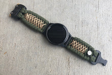 Charger l'image dans la galerie, Paracord watch band compatible with Garmin Approach S12/S40/S42, D2 Air/X10, Vivoactive, Venu, Vivomove, Forerunner 55/245/255/645/745 (watch not included)