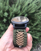 Charger l'image dans la galerie, Paracord watch band compatible with Garmin Approach S12/S40/S42, D2 Air/X10, Vivoactive, Venu, Vivomove, Forerunner 55/245/255/645/745 (watch not included)