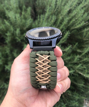 Load image into Gallery viewer, Samsung Galaxy Watch Band, Galaxy 42mm, Galaxy 46mm, Gear S3 Frontier, Gear S3 Classic, Gear Sport, 550 Paracord Watch Band.