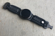 Cargar imagen en el visor de la galería, Paracord watch band compatible with Garmin Approach S12/S40/S42, D2 Air/X10, Vivoactive, Venu, Vivomove, Forerunner 55/245/255/645/745 (watch not included)