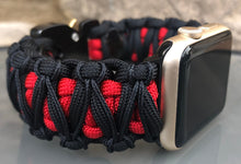 Cargar imagen en el visor de la galería, Paracord Watch Band compatible with Apple Watch Series 1, 2, 3, 4, 5, 6, 7 & SE (watch not included)