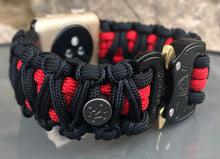 Cargar imagen en el visor de la galería, Paracord Watch Band compatible with Apple Watch Series 1, 2, 3, 4, 5, 6, 7 & SE (watch not included)