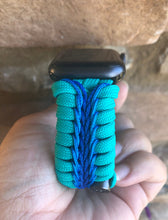 Lade das Bild in den Galerie-Viewer, Paracord Watch Band compatible with Apple Watch Series 1, 2, 3, 4, 5, 6, 7, 8, 9, Ultra, Ultra 2 & SE (watch not included)