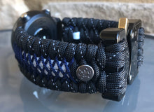 Charger l'image dans la galerie, Paracord watch band compatible with Garmin Approach S12/S40/S42, D2 Air/X10, Vivoactive, Venu, Vivomove, Forerunner 55/245/255/645/745 (watch not included)