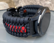 Load image into Gallery viewer, Paracord Watch Band Garmin Approach S12, Approach S40, Approach S42, D2 Air, Vivoactive 3S, Vivoactive 3, Vivoactive 3 Music, Vivoactive 4S, Vivoactive 4, Venu, Venu 2S, Venu 2, Venu SQ, Venu Music (watch not included)