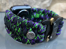 Lade das Bild in den Galerie-Viewer, Paracord Watch Band compatible with Apple Watch Series 1, 2, 3, 4, 5, 6, 7, 8, Ultra & SE (watch not included)