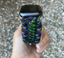 Lade das Bild in den Galerie-Viewer, Paracord Watch Band compatible with Apple Watch Series 1, 2, 3, 4, 5, 6, 7, 8, Ultra & SE (watch not included)