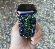 Load image into Gallery viewer, Personalized Paracord Watch Band for Apple Watch Series 1-11, Ultra, Ultra 2, Ultra 3, and SE (watch not included).